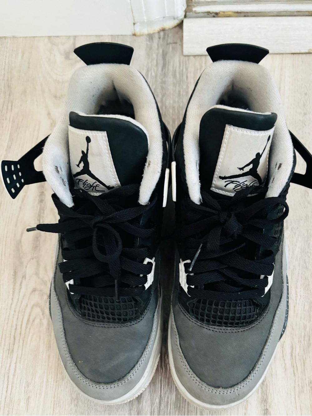 Jordan Men's Black and Gray Athletic Shoes